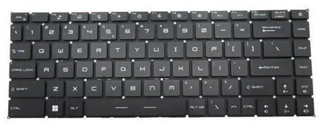 Alt view image 2 of 4 - RGB Backlit Keyboard For MSI Stealth GS66-12U 12UE 12UG 12UGS 12UH 12UHS English