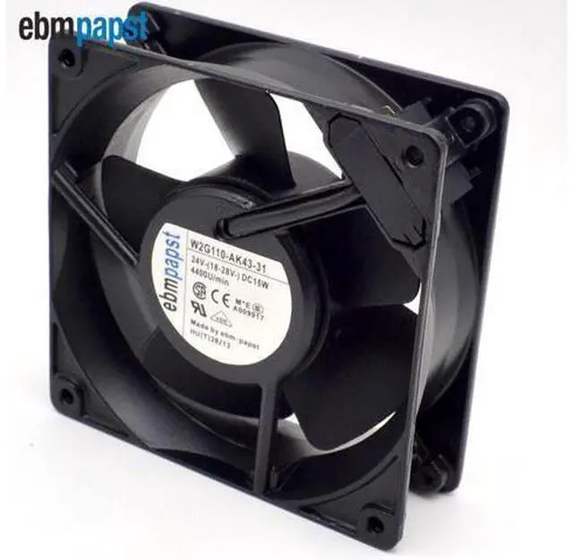 Alt view image 2 of 4 - W2G110-AK43-31 12038 24V 15W all- metal double ball bearing cooling 120*120*38mm 50 pcs/lot