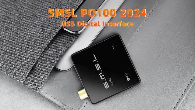 Alt view image 7 of 7 - SMSL PO100 2024 XU316 Digital to Analog Audio Converter, MQA Decoding USB to Toslink Coaxial/Optical, Mini USB to Coaxial Cable Adapter for Phone/PC/Player/Streamer, Black