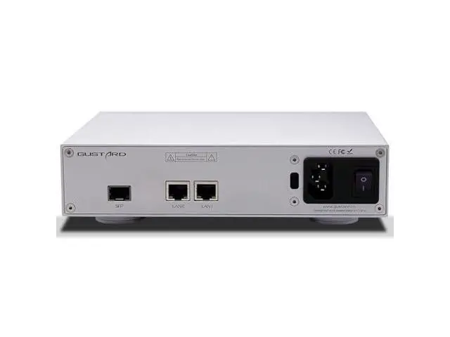 Alt view image 2 of 7 - Gustard N18 HiFi Audio Network Switch, 1*SFP Input, 2*LAN 10/100/1000M Ethernet Interface, Home Audio Network Switch (Silver)