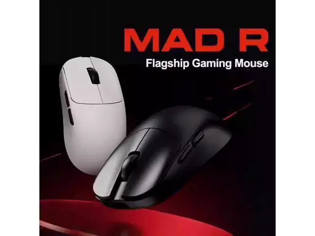 Alt view image 2 of 7 - VGN VXE MAD R MAJOR Wireless E-sports Mouse, 42g Superlight, 8000Hz Polling Rate, Nordic 52840 Flagship Chip, Ultra-Low Latency Gaming Mouse White Dragonfly R1 SE Long Battery Life
