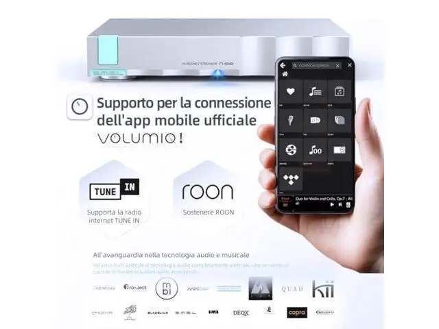 Alt view image 4 of 7 - SMSL N100 Hi-res Music Streamers Player, WiFi Multiroom Streamer, USB2.0/USB3.0/LAN/WiFi to Optical/Coaxial/USB/AES/EBU Audio Streamer for Home Stereo System