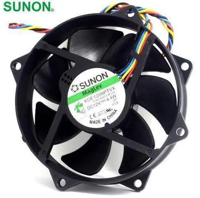 Main image of 10pcs Maglev Round CPU Case Cooling Fan KDE1209PTVX 4.4W 4 Pin DC 12V