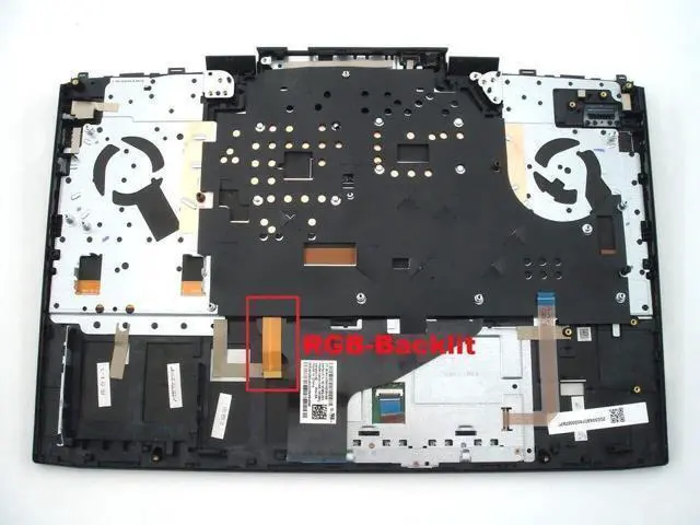 Alt view image 4 of 5 - for Omen 15-DC 15T-DC Palmrest Backlit US Keyboard Touchpad L30195-001