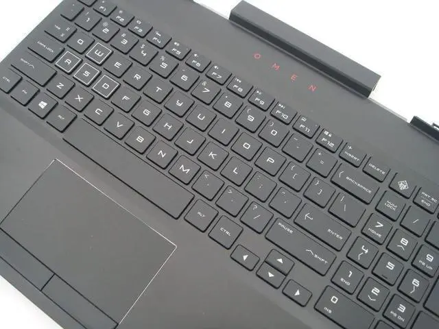 Alt view image 5 of 5 - for Omen 15-DC 15T-DC Palmrest Backlit US Keyboard Touchpad L30195-001