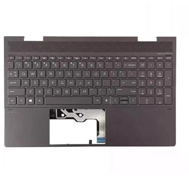 Main image of For ENVY X360 15-EE 15M-EE0013DX Palmrest Top Cover US Keyboard L93119-001