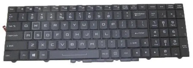 Main image of Laptop Keyboard For Gaming Guru Rain RTX English US With Backlit Black