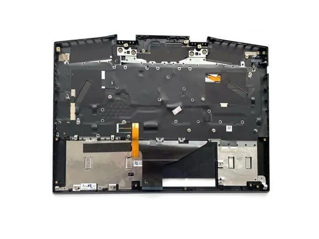 Alt view image 4 of 5 - Top Case For HP Omen 15-DH Laptop Palmrest No TouchPad US Keyboard White Backlit AM2JZ000430