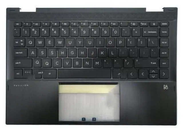 Main image of for Pavilion X360 14 DW 14T-DW Laptop Case Palmrest US Keyboard L96526-001