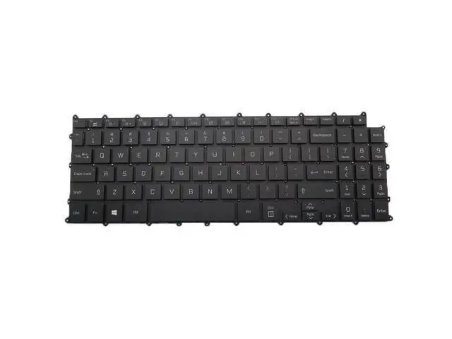Alt view image 2 of 4 - Backlit Keyboard For AEW74229912 KT01-20B8BS03USRA000 English Black No Frame