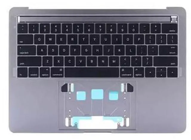 Main image of For Macbook Pro 13" Space Gray Top Case Palmrest US keyboard A1706 2016 2017