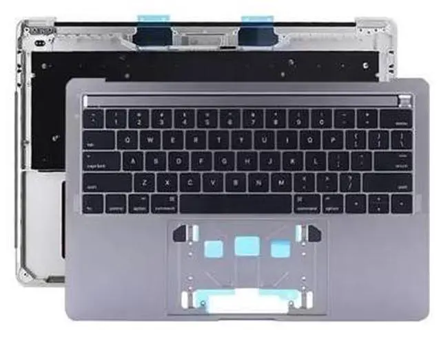 Alt view image 3 of 5 - For Macbook Pro 13" Space Gray Top Case Palmrest US keyboard A1706 2016 2017