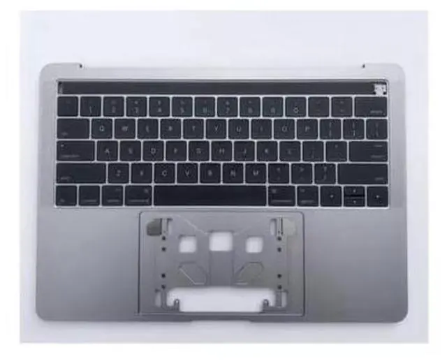 Alt view image 5 of 5 - For Macbook Pro 13" Space Gray Top Case Palmrest US keyboard A1706 2016 2017