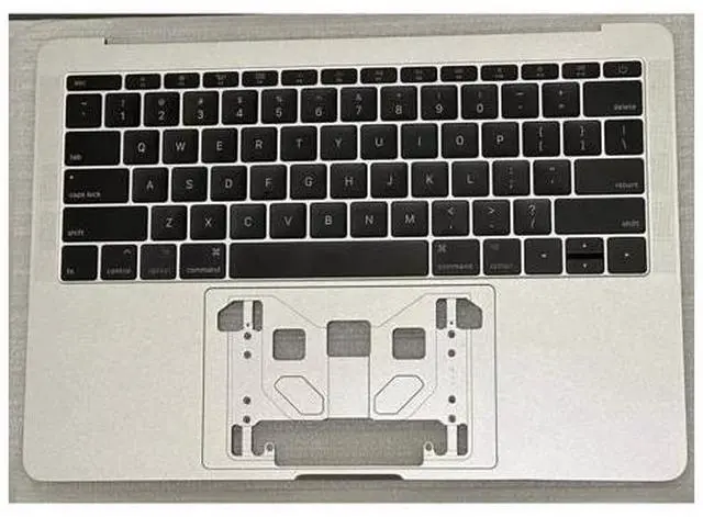 Main image of Macbook Pro 13" A1708 Upper Top Case palmrest US Keyboard 661-07946 Silver