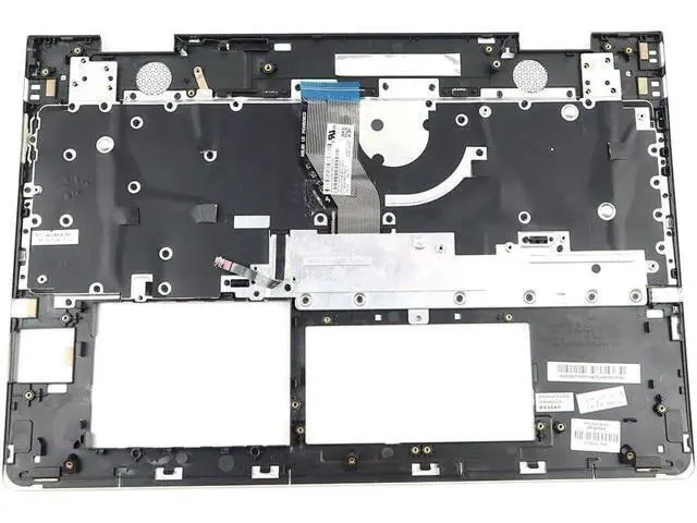 Alt view image 2 of 4 - For Envy X360 15-BP Backlit Palmrest Cover Top Keyboard Silver 934640-001