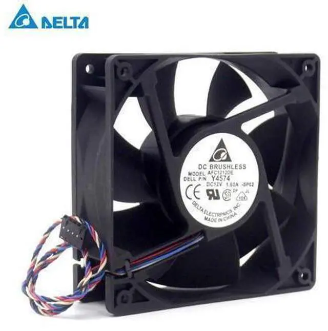 Main image of Delta New AFC1212DE 12038 12cm 120mm DC 12V 1.6A pwm ball fan thermostat inverter server cooling fan 10pcs\/lot
