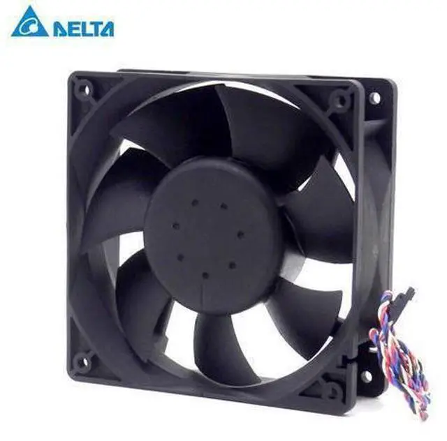 Alt view image 5 of 6 - Delta New AFC1212DE 12038 12cm 120mm DC 12V 1.6A pwm ball fan thermostat inverter server cooling fan 10pcs\/lot