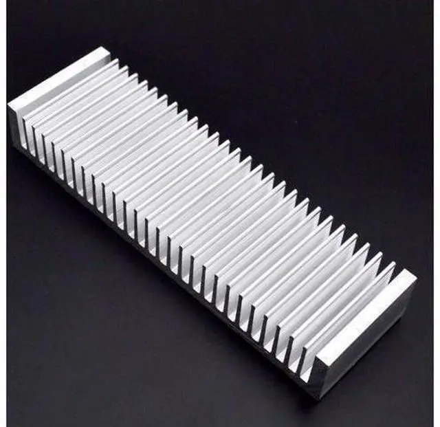 Alt view image 2 of 4 - 5pcs Heat sink 200*60*30MM (silver) high-quality aluminum heat sink and other special thicker amplifier