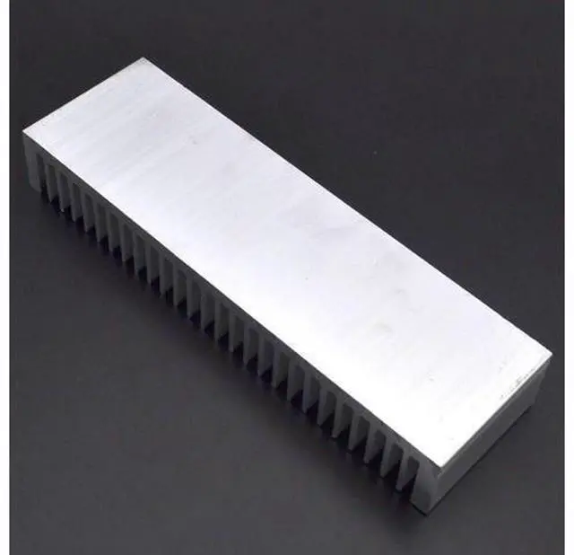 Alt view image 3 of 4 - 5pcs Heat sink 200*60*30MM (silver) high-quality aluminum heat sink and other special thicker amplifier