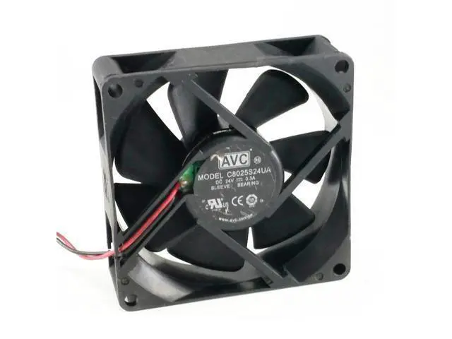 Alt view image 2 of 5 - server inverter blower cooling cooler C8025S24UA 24V 0.3A inverter fan 8cm 8025 80x80x25mm 80mm 10pcs/lot