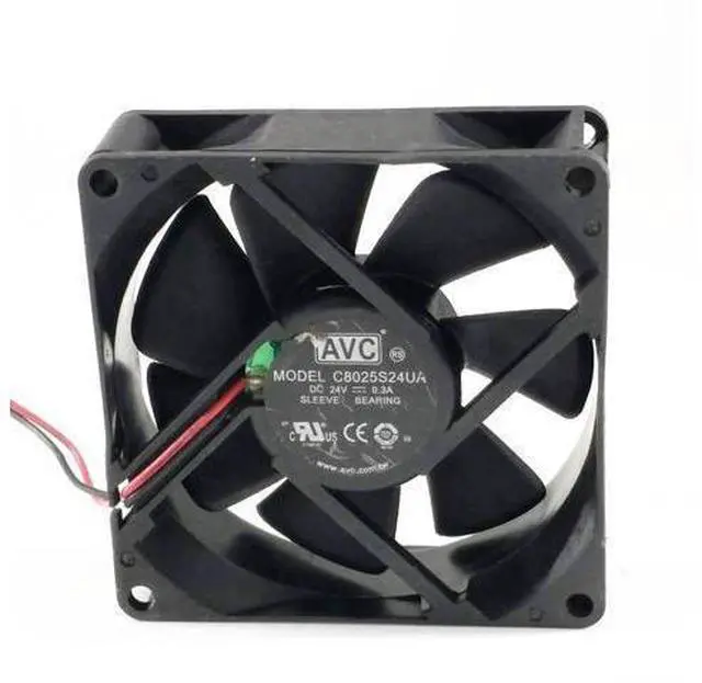 Main image of server inverter blower cooling cooler C8025S24UA 24V 0.3A inverter fan 8cm 8025 80x80x25mm 80mm 10pcs/lot