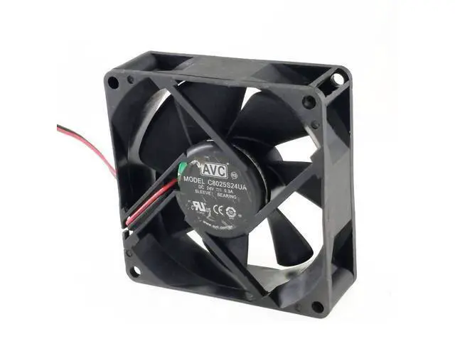 Alt view image 3 of 5 - server inverter blower cooling cooler C8025S24UA 24V 0.3A inverter fan 8cm 8025 80x80x25mm 80mm 10pcs/lot