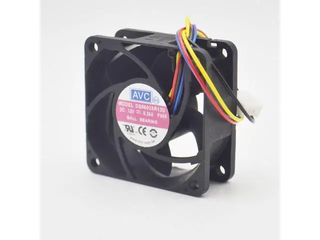 Alt view image 2 of 4 - original PWM cooling fan DS06025R12U 12V 0.7A 4 wire 6CM 6025 10pcs\/lot