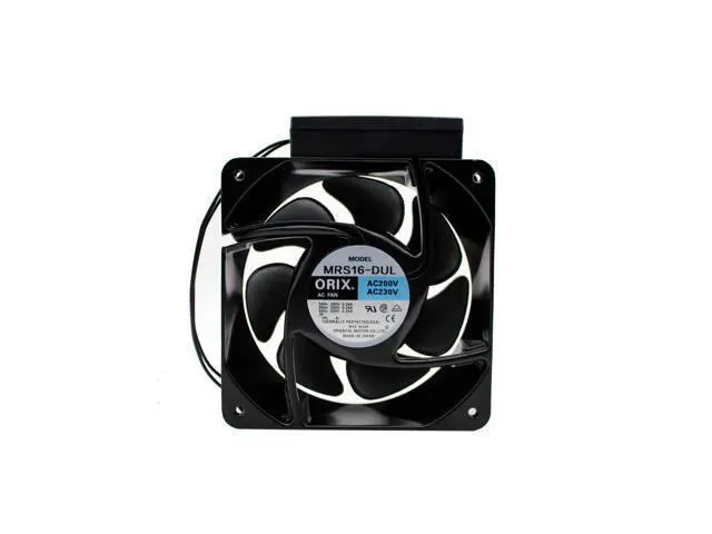 Alt view image 5 of 5 - MRS16-TTA Orix 16cm 16062 160mm AC 220V 230V High Temperature Resistant industrial cabinets cooling Fan
