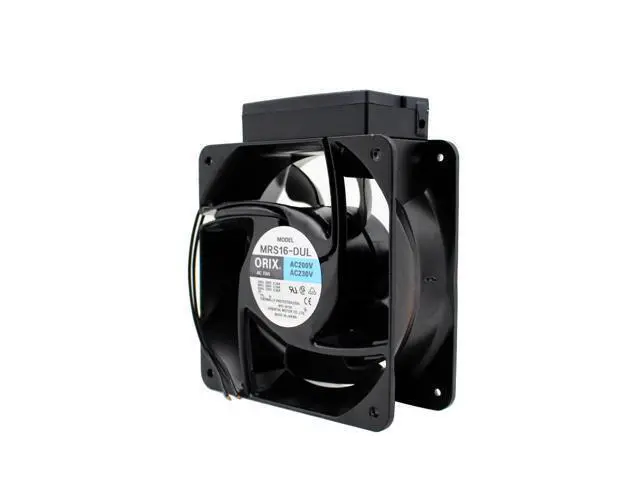 Alt view image 3 of 5 - MRS16-TTA Orix 16cm 16062 160mm AC 220V 230V High Temperature Resistant industrial cabinets cooling Fan