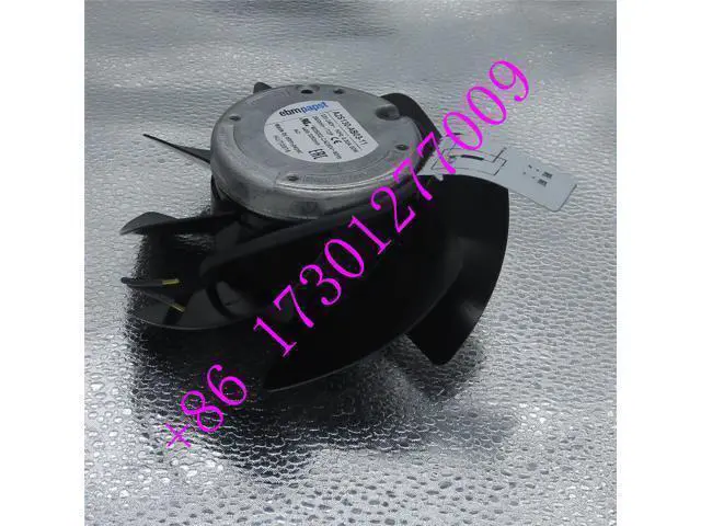 Alt view image 3 of 6 - A2S130-AB03-11 M2S052-CA cooling fan size 138.3 x 56.9mm 230 V AC air flow 325 m3/h 390 m3/h 2800 min
