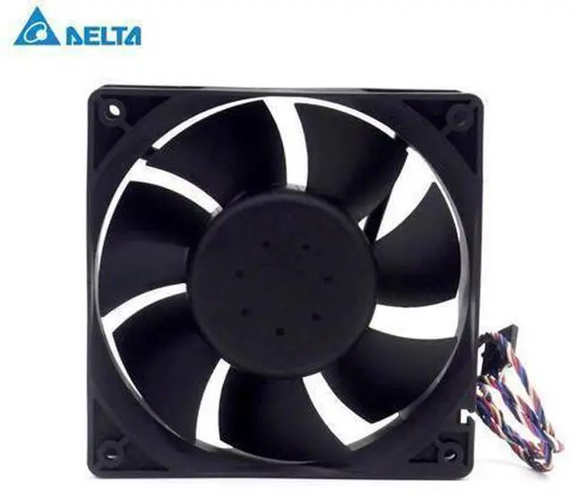 Alt view image 6 of 6 - Delta New AFC1212DE 12038 12cm 120mm DC 12V 1.6A pwm ball fan thermostat inverter server cooling fan 10pcs\/lot