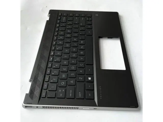 Alt view image 5 of 6 - Laptop Replacement PartFor Pavilion x360 14-DH 14T-DH Palmrest Case US Keyboard Backlit L53795-001, TPN-W139