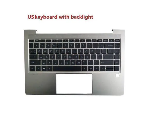 Alt view image 4 of 4 - Keyboard for ProBook 640 G8 Palmrest 645 G8 M21668-001 US Layout Backlit