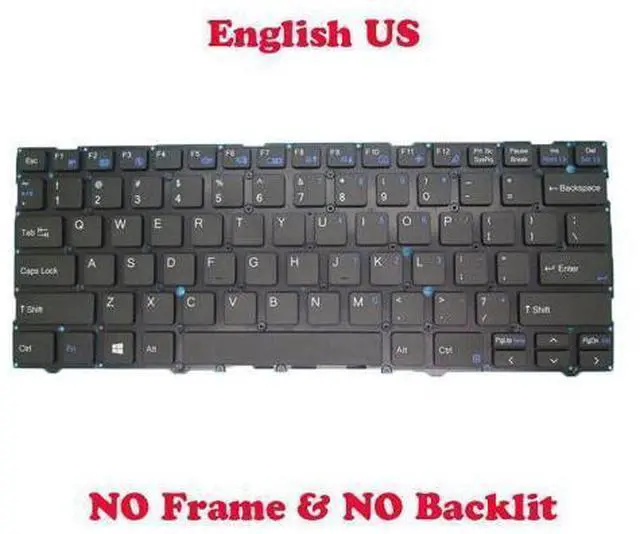 Main image of NO Backlit Keyboard For CLEVO L140MU CVM19C5300-430 6-80-L1403-010-1 English US
