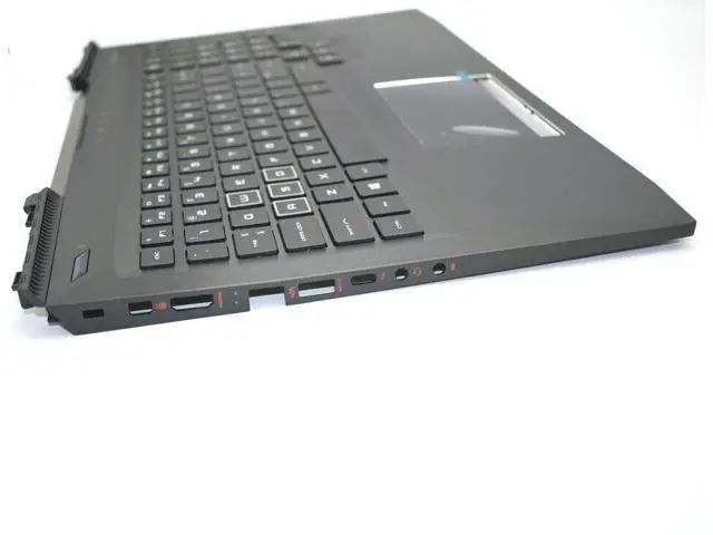 Alt view image 2 of 5 - L20535-001 New Palmrest Upper Top Case US Keyboard TP for OMEN 15-CE