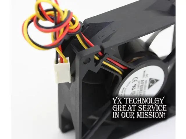 Alt view image 5 of 5 - Delta and AFB0824SH 8025 8cm 24V 0.33A dual ball bearing drive fan 80*80*25mm