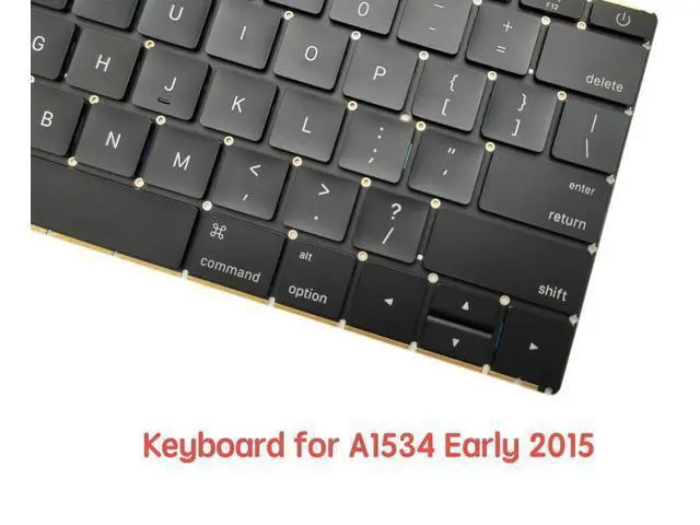 Alt view image 3 of 5 - US Layout Keyboard for MacBook 12" Retina A1534 MF855LL/A 2015 MF865LL/A