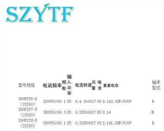 Alt view image 3 of 3 - AC fan 225*225*80mm 200FZY6-S 220V 85W high temperature resistance Axial