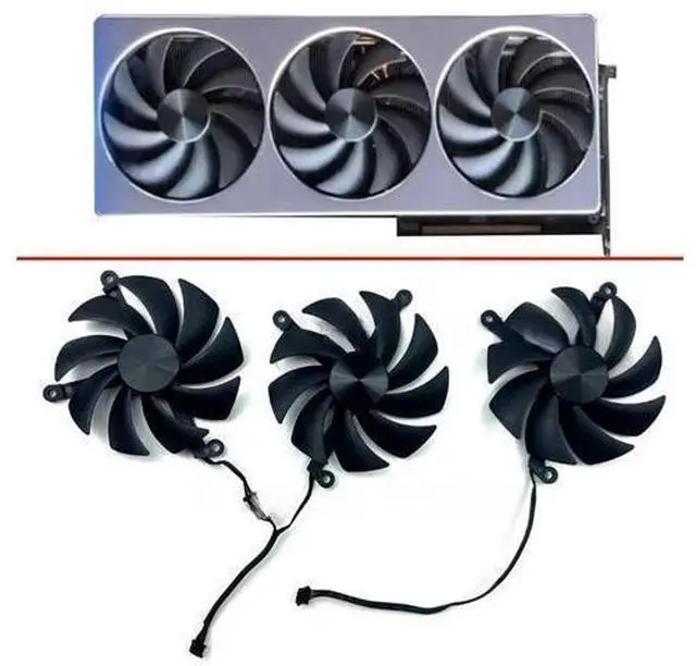 Main image of Fan 98MM 4PIN CF1015U12D 4090 GPU fan 12V 0.55A suitable for 4090 graphics card fan