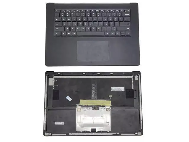 Alt view image 6 of 6 - For Microsoft Surface Laptop 4 1953 Black 15" Palmrest US Keyboard Touchpad 102-18H73LHA01, M1114274