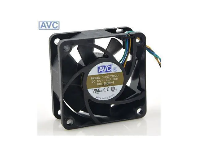 Alt view image 2 of 4 - original 6025 12V 0.7A 6cm\/ DS06025B12U cm 4 wire temperature control CPU cooling fan 20pcs\/lot