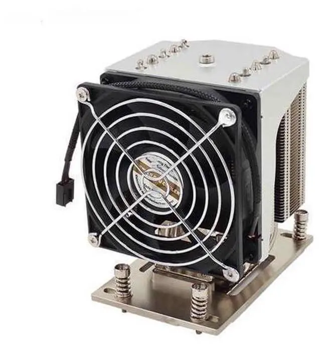 Main image of Suitable for radiator 4U SP3 CPU radiator with fan 5 copper heat pipe 280W suitable for series CPU