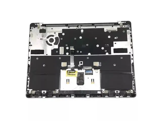 Alt view image 4 of 4 - For Surface Go 1943 US Palmrest Top Case Backlit Keyboard 12.4" Silver