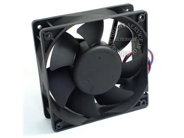 Alt view image 3 of 6 - Delta AFB1212VHE -F00 signal 120mm 12cm DC 12V 0.90A 3-pin server inverter axial blower cooler cooling fan