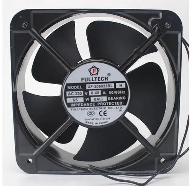 Alt view image 2 of 2 - New UF-206023BL H AC230V 0.45A AC axial flow fan aluminum alloy frame