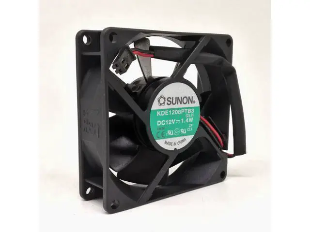 Alt view image 3 of 4 - 10pcs/LOT 8cm KDE1208PTB3 Double Ball Mute Fan 8025 12V Computer Cabinet Power cooling Fan