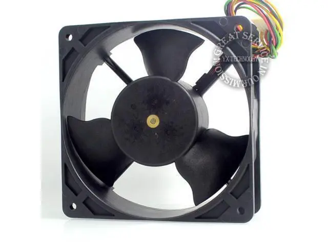 Alt view image 4 of 6 - 6 piece/lot Nidec TA450DC B34262-34 12V 0.8A 12038 12cm large air flow cooling fan NIDEC 120*120*38mm