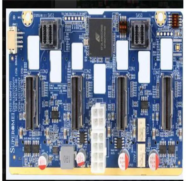 Main image of Bay 2.5" backplane 8/SAS/SATA with 4x8654-8I and 2x8643 for 2U 25-bay server chassis
