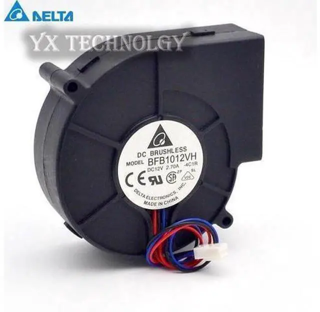 Main image of original Delta 10pcs\/lot BFB1012VH industrial fan wind turbine 2.7A DC12 pin 9733-3