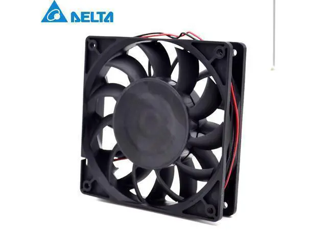 Alt view image 4 of 6 - Delta FFB1212EH 12V 1.74A 12CM 12025 dual ball bearing cooling fan violence 120*120*25mm